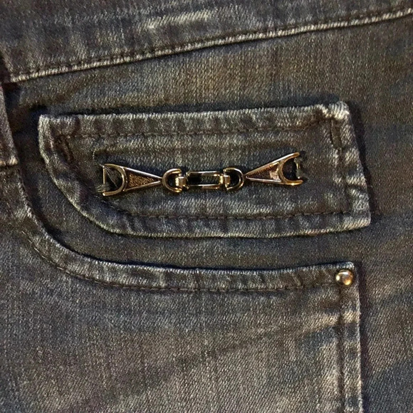 7 For All Mankind black straight leg jeans - Picture 3 of 6